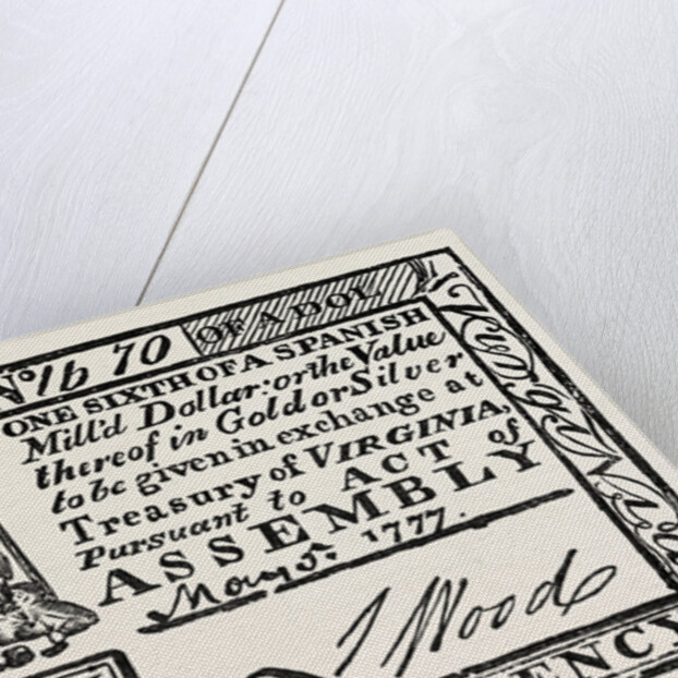 Virginia Paper Money by Anonymous