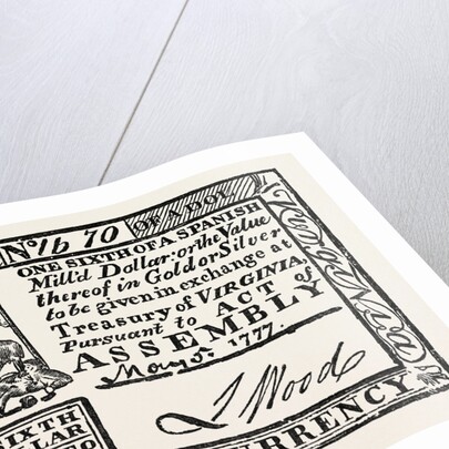 Virginia Paper Money by Anonymous