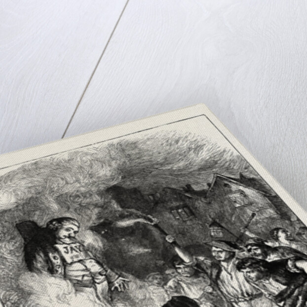 Burning John Jay's Effigy by Anonymous