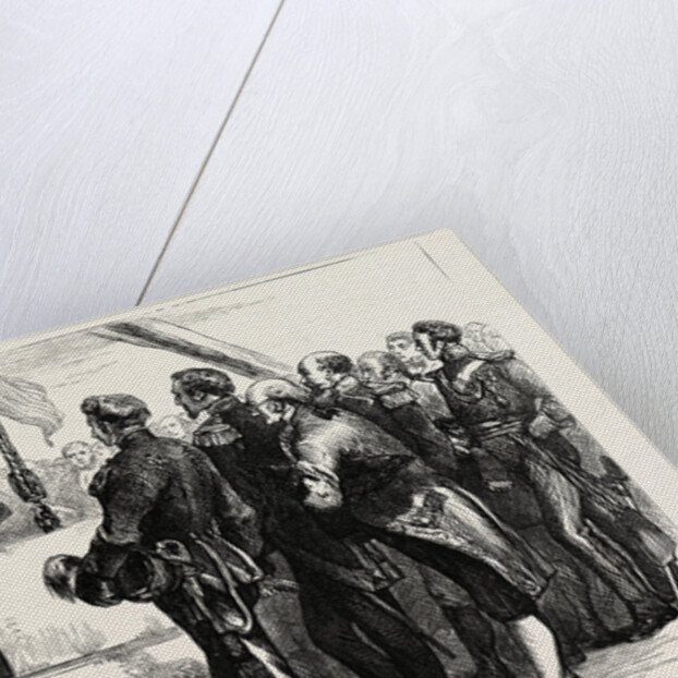 Lafayette Laying the Cornerstone of the Bunker Hill Monument by Anonymous