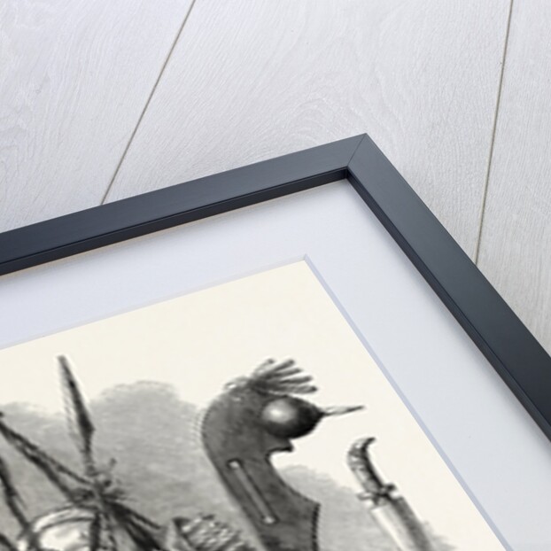 Indian Weapons; Spear, Axe, Bow and Arrow by Anonymous