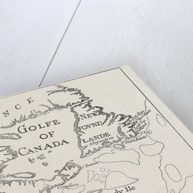 Old Map of Acadie, Canada by Anonymous