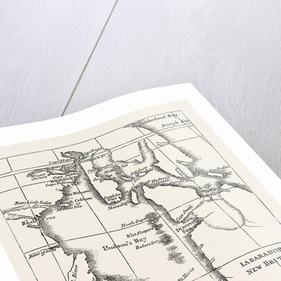 Map of Hudson's Bay, from Dobbs' Hudson's Bay, 1744 by Anonymous