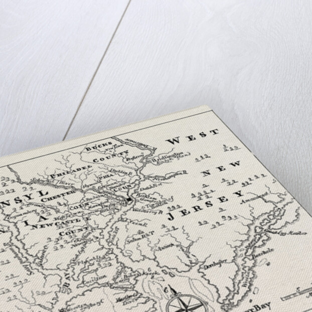 Map of Pennsylvania and West New Jersey by Anonymous