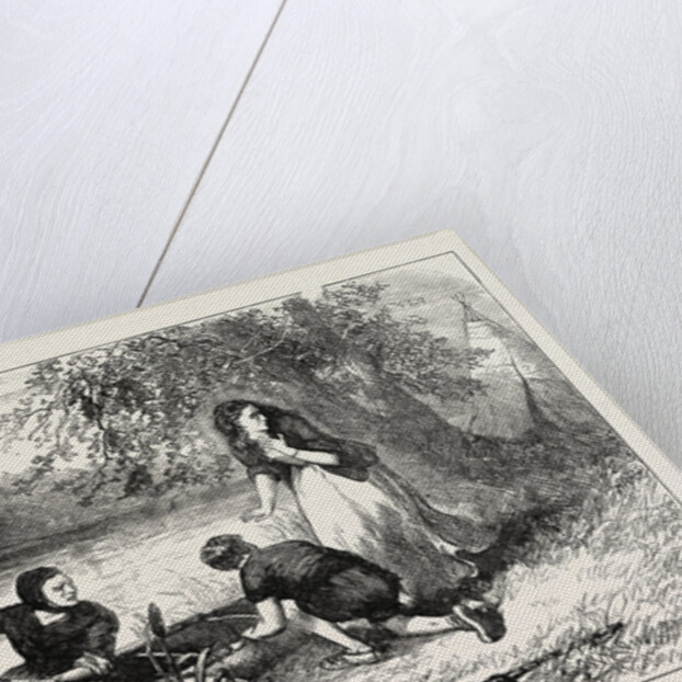 Mrs. Dunstan Escaping Down the Merrimac, Merrimack River by Anonymous