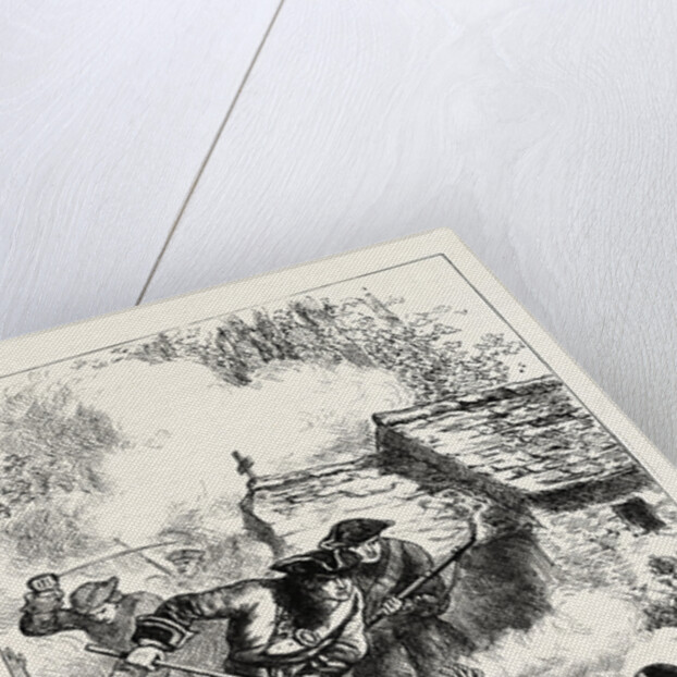 Death of Rasles, Sebastien Rale, Rasle, Priest, Jesuit, Missionary to the Abenakis by Anonymous