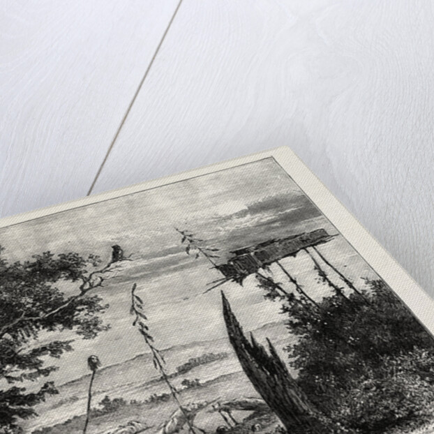 Indian Burial-Ground on the Mississippi by Anonymous