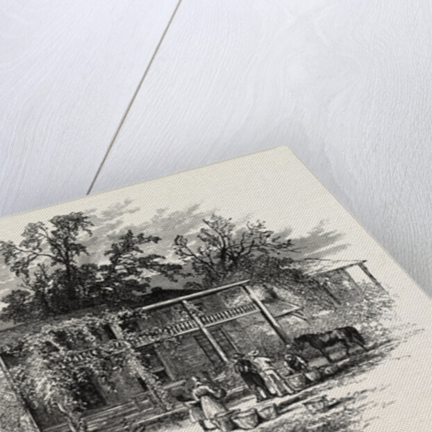A Planter's House in Georgia by Anonymous