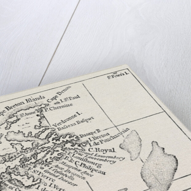 Map of Cape Breton. From Popple's Atlas. Canada by Anonymous
