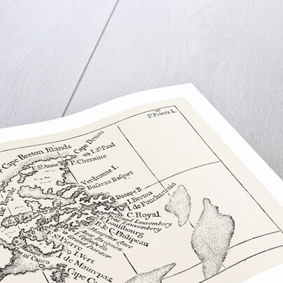 Map of Cape Breton. From Popple's Atlas. Canada by Anonymous
