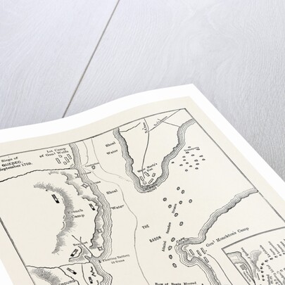Plan of the Siege of Quebec, Canada by Anonymous