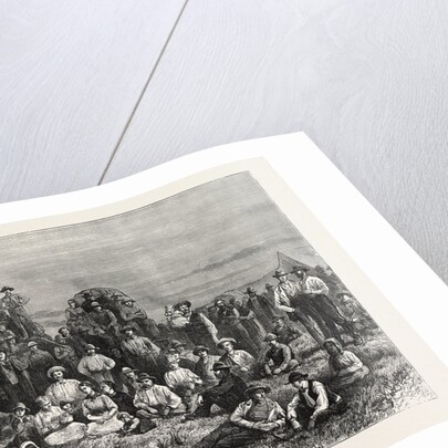 An Encampment of Mormon Converts in the Desert, North America by Anonymous