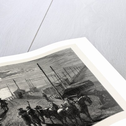 Guarding a Bridge Over the Potomac, American Civil War by Anonymous