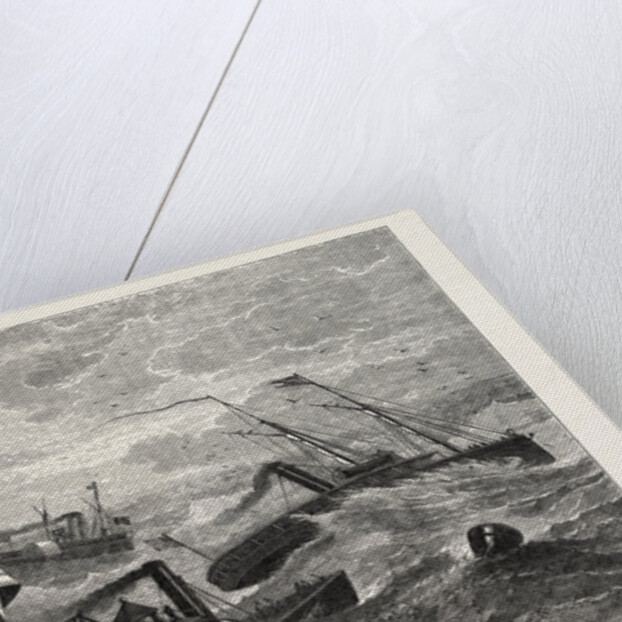 Burnside's Expedition Crossing Hatteras Bar by Anonymous