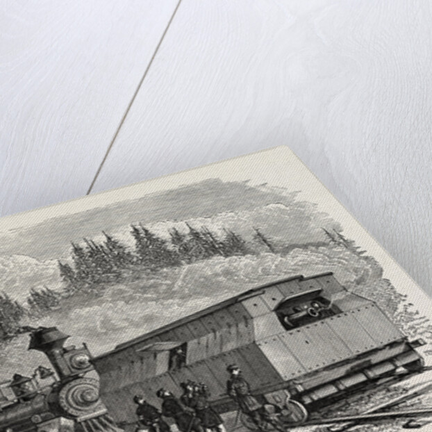 A Railroad Battery, American Civil War by Anonymous