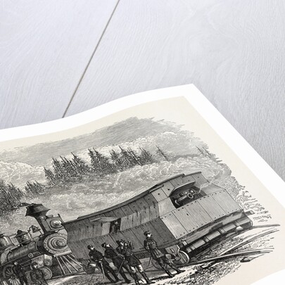 A Railroad Battery, American Civil War by Anonymous