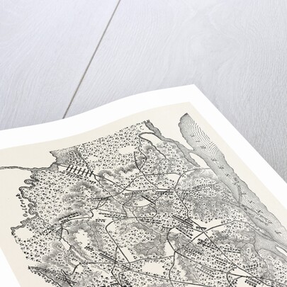 Plan of the Battle of Pittsburg Landing, American Civil War by Anonymous