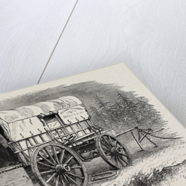 United States Military Telegraph Waggon, American Civil War by Anonymous
