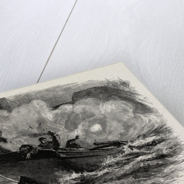 Lieutenant Cushing's Attack on the Albemarle, American Civil War by Anonymous
