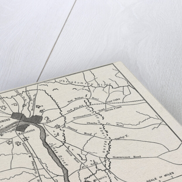 Plan of Richmond and the Surrounding Country by Anonymous