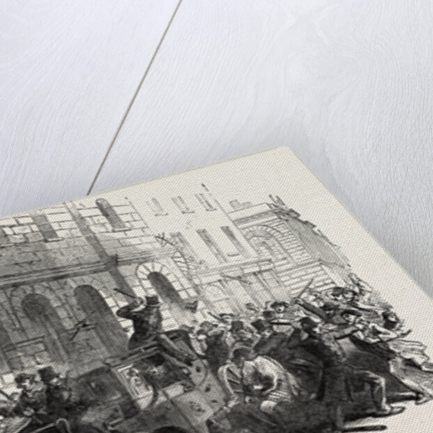 Conveyance of Mr. Sloane to Giltspur Street Compter, London by Anonymous