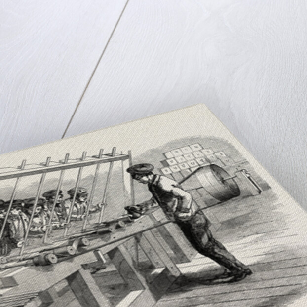 Drilling Machine, the Great Exhibition, London by Anonymous