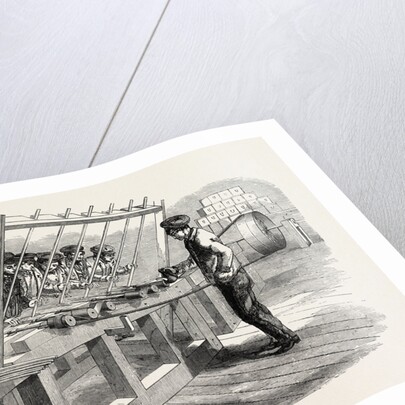 Drilling Machine, the Great Exhibition, London by Anonymous