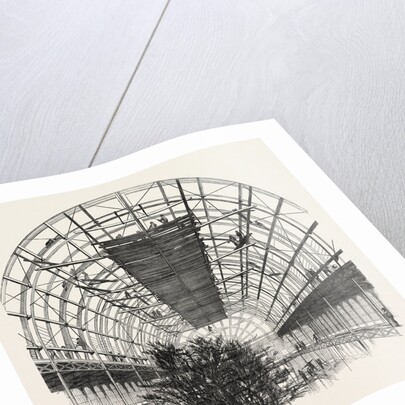 The Great Exhibition Building, the Crystal Palace: View Showing the Ribs of the Transept, London by Anonymous