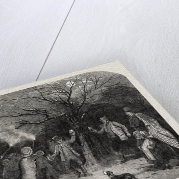 Firing at the Apple Tree, in Devonshire by Anonymous