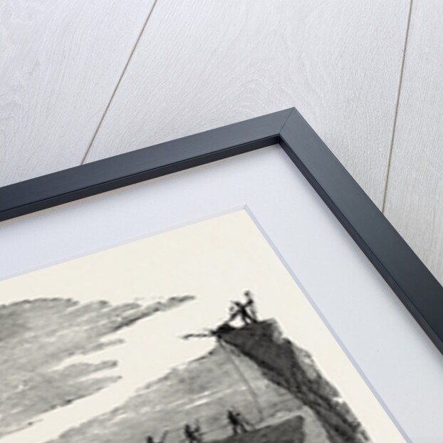 Climbing the Mont Blanc: The Party Crossing the Glacier Des Bossons, Alps, French Alps, France by Anonymous