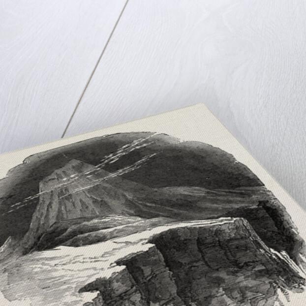 Climbing the Mont Blanc: The Summit of Mont Blanc, Seen Prom the Rocher Rouge, Alps, French Alps, France by Anonymous