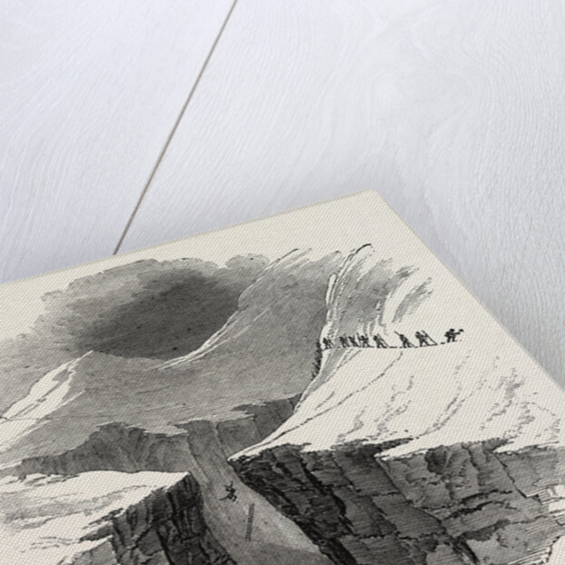 Climbing the Mont Blanc: Accident Near the Glacier De Tacounag, Alps, French Alps, France by Anonymous