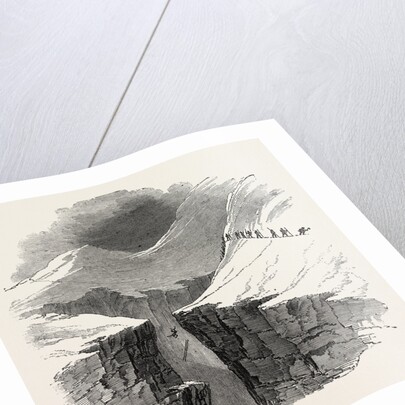 Climbing the Mont Blanc: Accident Near the Glacier De Tacounag, Alps, French Alps, France by Anonymous