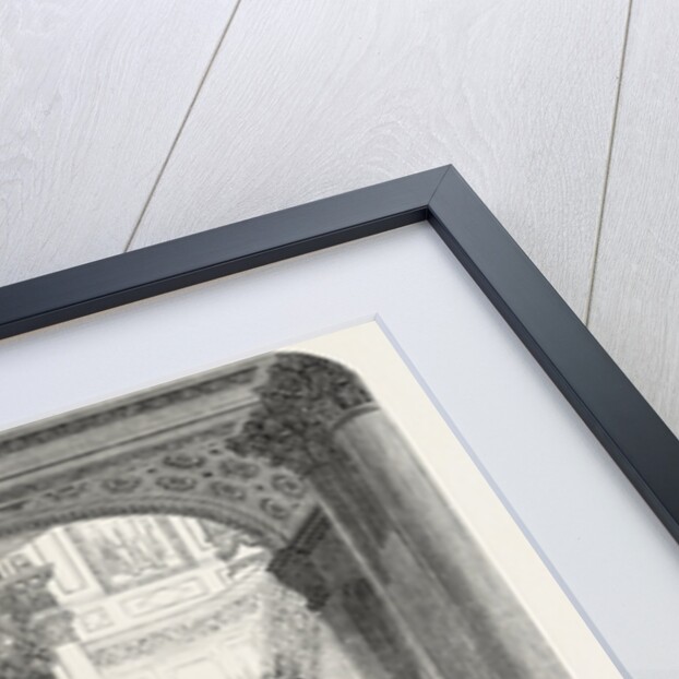 Her Majesty Descending the Grand Staircase at Buckingham Palace, London by Anonymous