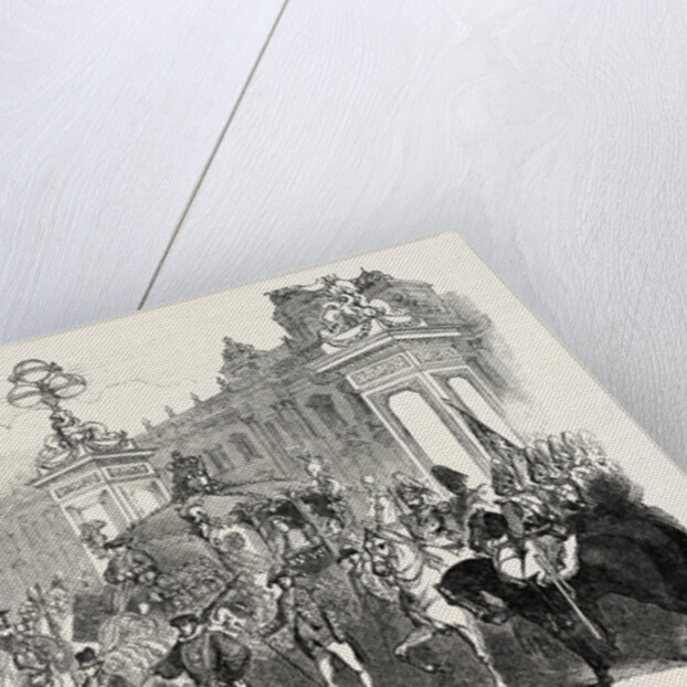 Opening of Parliament: Her Majesty Leaving Buckingham Palace, London by Anonymous