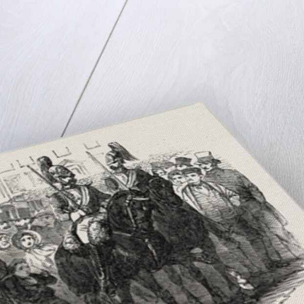 Opening of Parliament: Sketch from the Line of the Royal Procession, London by Anonymous