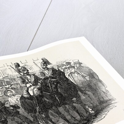 Opening of Parliament: Sketch from the Line of the Royal Procession, London by Anonymous