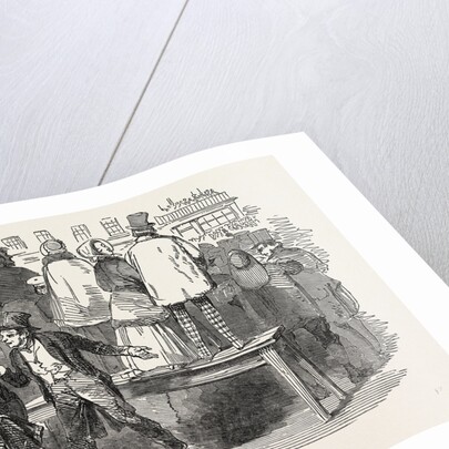 Opening of Parliament: Sketch from the Line of the Procession, Stands to Let, London by Anonymous