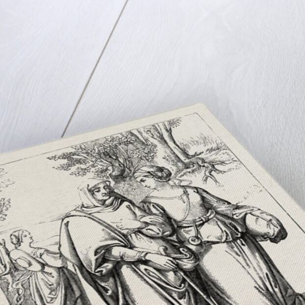 Ruth and Naomi, August Ferdinand Hopfgarten by Anonymous