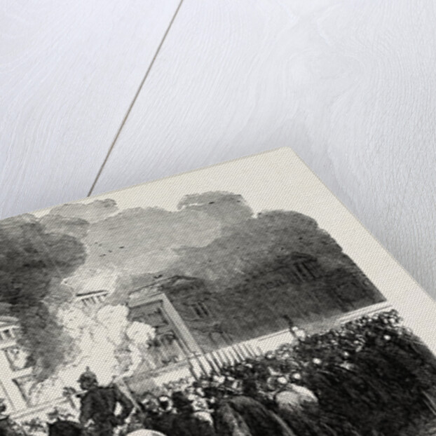 Fire at Kroll's Gardens, Berlin, Germany by Anonymous