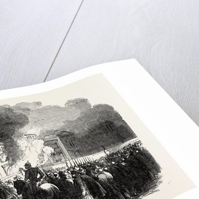 Fire at Kroll's Gardens, Berlin, Germany by Anonymous