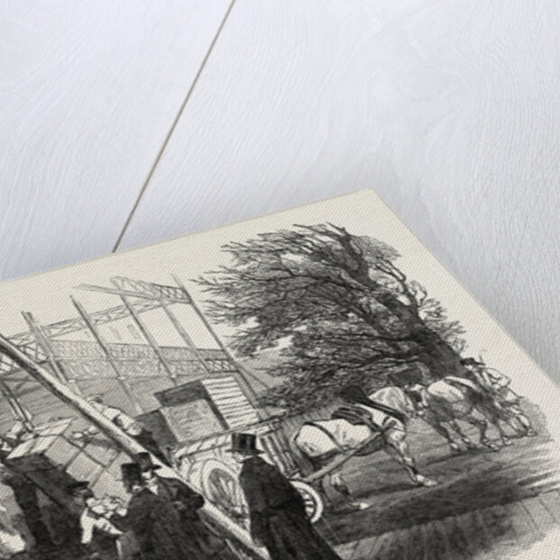 Reception of Goods in the Great Exhibition Building, the Crystal Palace, Hyde Park, London by Anonymous