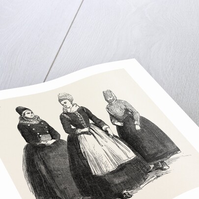 Costumes on the Island of Funen, Denmark: Confirmation Dress, Bridal Dress, Fisherman's Wife by Anonymous