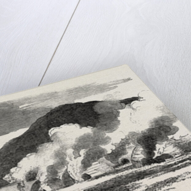 The Kaffir War: Part of Colonel Mackinnon's Patrol of the Cape Corps Burning the Kraals of a Rebel Kaffir Chief, South Africa by Anonymous