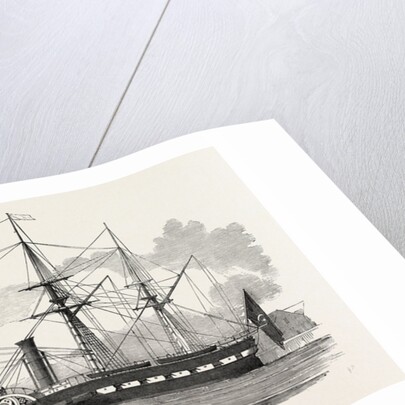 The Turkish Steam Frigate Feiza Baari at Southampton by Anonymous