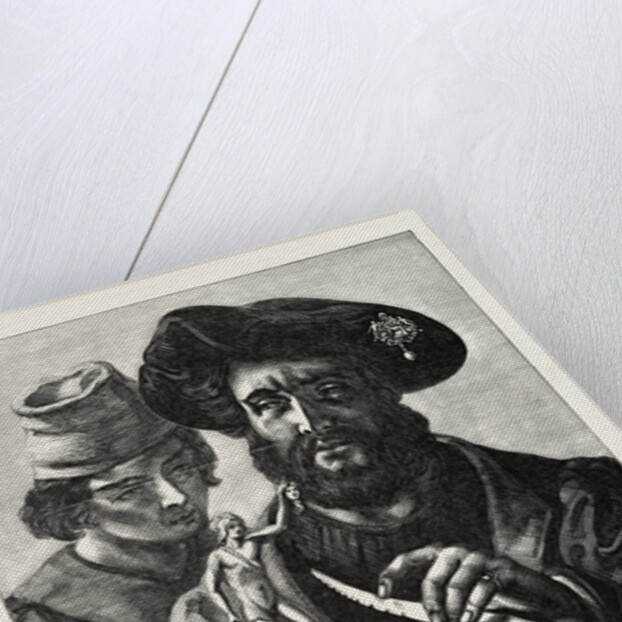 Exhibition of the Royal Academy: Benvenuto Cellini, Giving Instructions to His Assistant, Bernardino Manellini, of Mugello by Anonymous