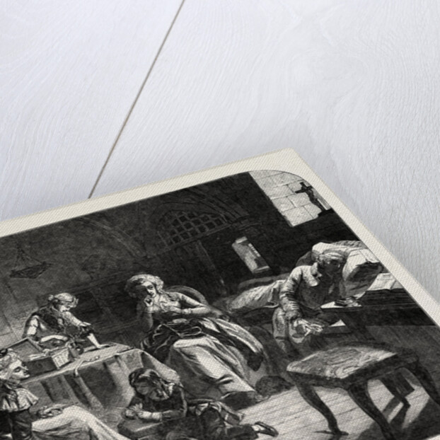 Exhibition of the Royal Academy, the Royal Family of France in the Prison of the Temple by Anonymous