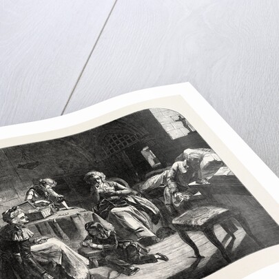 Exhibition of the Royal Academy, the Royal Family of France in the Prison of the Temple by Anonymous