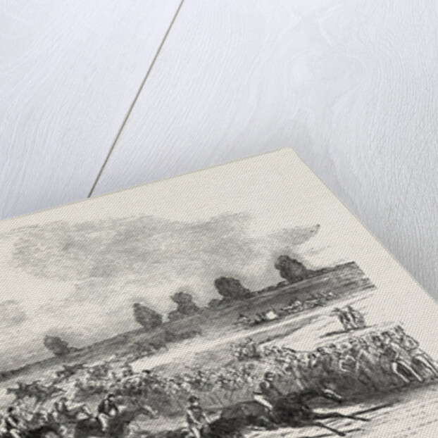 Race Horses Going Round Tattenham Corner by Anonymous