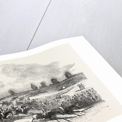 Race Horses Going Round Tattenham Corner by Anonymous